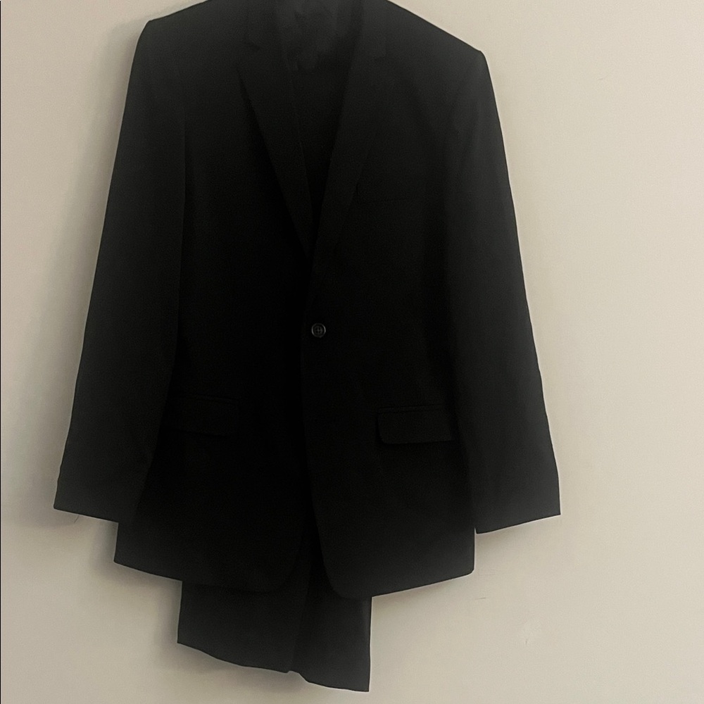 Calvin Klein Collection Elegant Black Suit